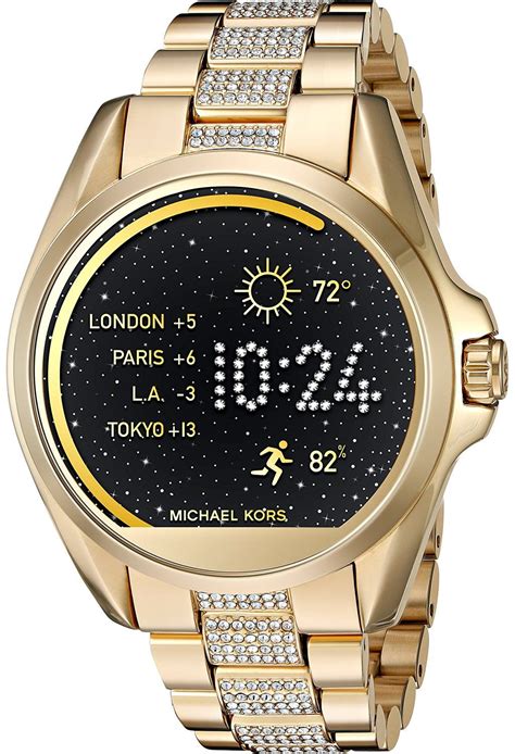 michael kors men's smart watches gold|michael kors digital watch men.